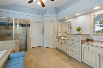 White master bathroom 