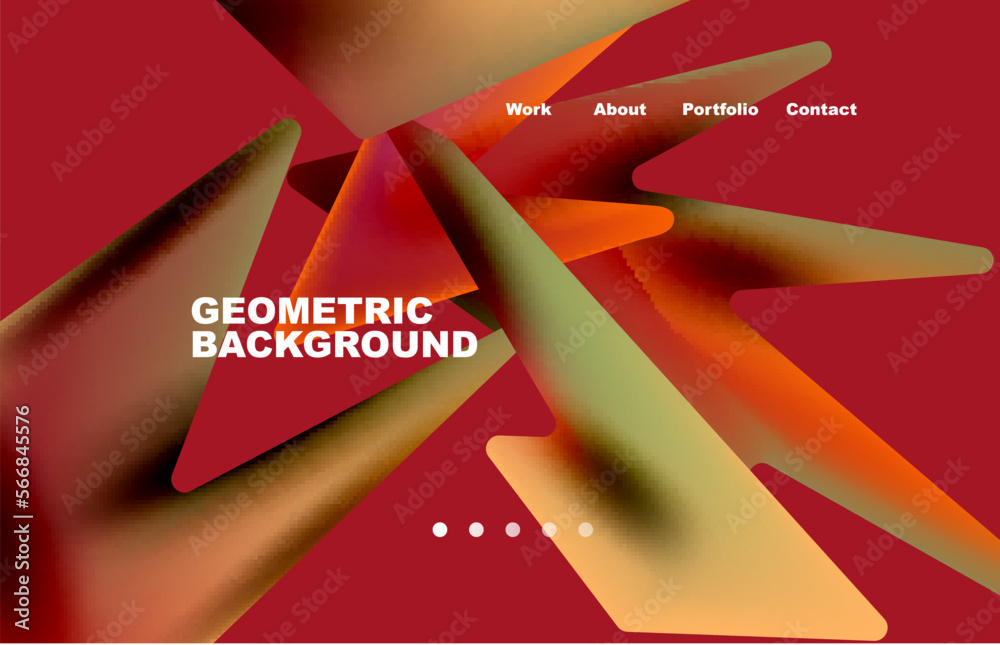 Wall mural broken pieces abstract background. trendy background for your landing page design, concept of web pa