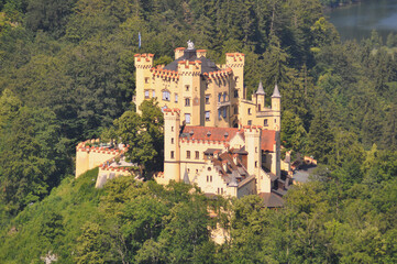 Obraz premium Vie of castle Hohenschwangau