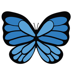 Butterfly Garden Illustration 