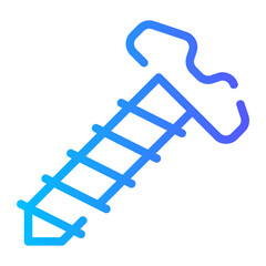 screw gradient icon