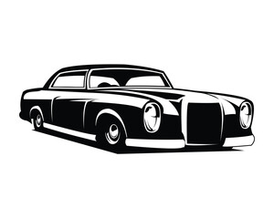 Obraz na płótnie Canvas luxury vintage car illustration vector isolated 1963
