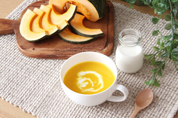 かぼちゃのカップスープ