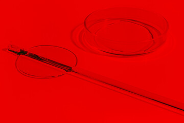 petri dish, blood, red, laboratory, laboratory instruments, inclusions, liquid, gel, plasma, fluid