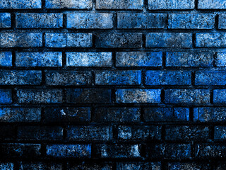 brick wall dirty night stained old block alley building dark abandoned industry