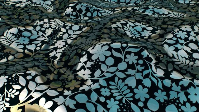 Metallic Retro Ornament Loop Video Animation