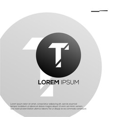 Modern Initials T Logo Design Ideas