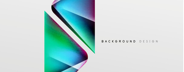 Triangle fluid color gradient abstract background. Vector Illustration For Wallpaper, Banner, Background, Card, Book Illustration, landing page