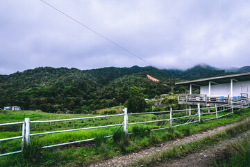 Fototapeta premium mountain village in the mountains