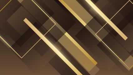 Golden brown abstract background pattern with texture and rectangles shape designs, geometric blocks and squares.