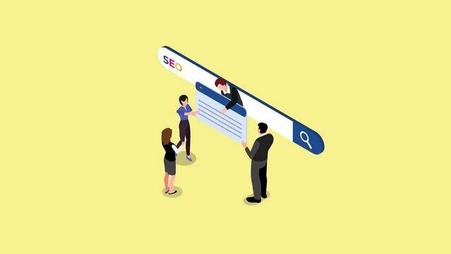 People team work together on seo