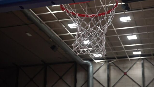 basketball hoop with net and rim