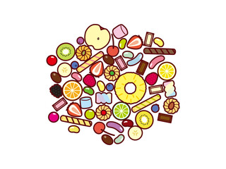 スイーツカットフルーツB1集合