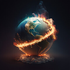 Beautiful illustration from the planet earth (AI Generated)