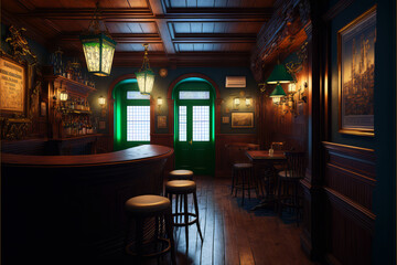 Dark Irish Pub, Generative AI