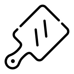 chopping line icon