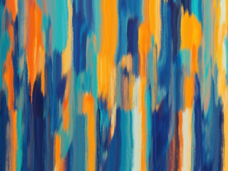 Background abstract brush line colorful orange blue sky