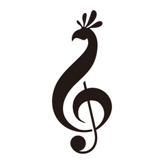peacock music logo