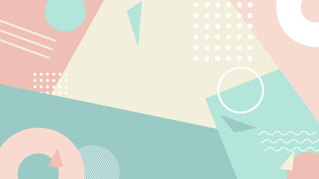 フラットデザイン ポップなベクター BG005_01