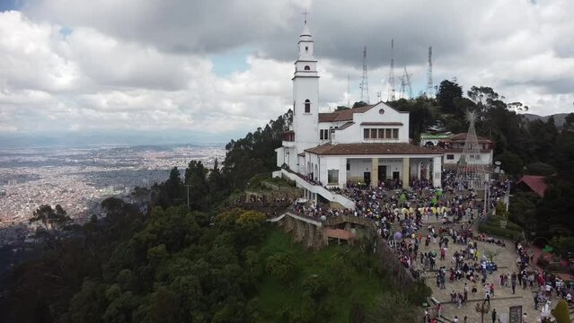Aerial view of Monserrate