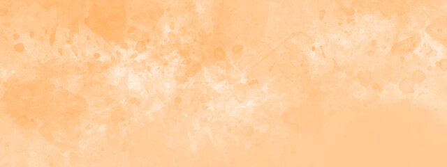 Abstract soft yellow center and orange vintage texture background. Soft orange handmade vintage texture design. Abstract banner and canvas design, texture of watercolor.