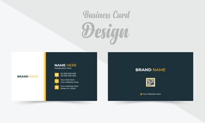 Minimalist business card design template