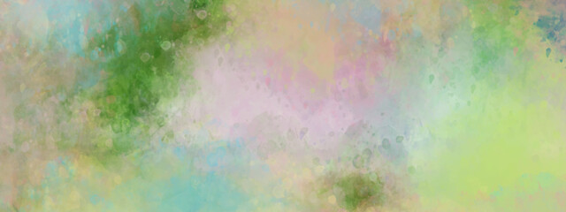Abstract gradient colorful watercolor background on white paper texture. Aquarelle painted textured. Abstract banner and canvas design, texture of watercolor.
