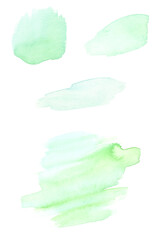 淡い緑の水彩テクスチャ