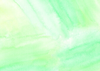 Obraz premium 淡い緑の水彩テクスチャの背景