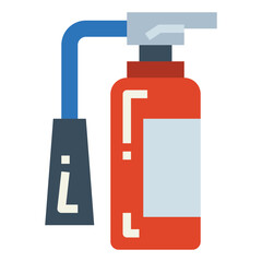 extinguisher flat icon style