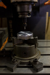 Parts processing at machining center