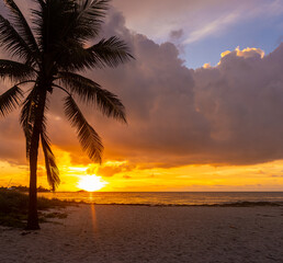 Sunrise on Sombrero Beach, Marathon , Florida, USA