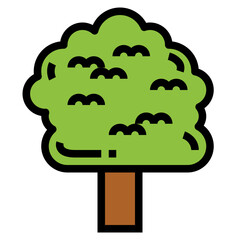 linden filled outline icon style
