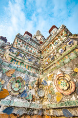 Wat Arun,Buddhist temple complex,Bangkok,Thailand,