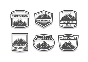 Fototapeta premium Explore Advanture symbol vector set