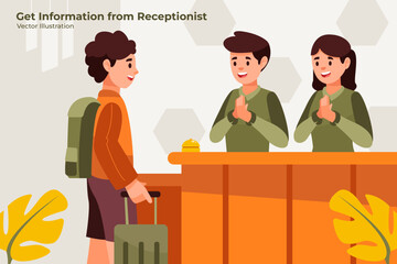 Get Information from Receptionist 