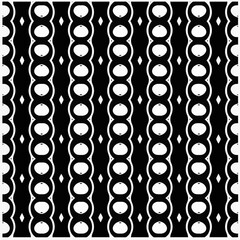 Vector pattern in geometric ornamental style. Black and white color.Seamless repeat pattern.Simple geo all over print block for apparel textile, ladies dress, fashion garment, digital wall paper.