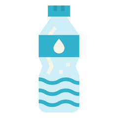 bottle flat icon style