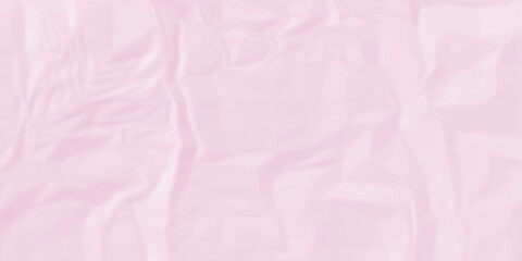 Pink paper crumpled texture. white fabric textured crumpled white paper background. panorama pink paper texture background, crumpled pattern texture backgrund.	