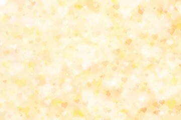 バレンタインの可愛いハート背景 オレンジ色 ウエディング 結婚