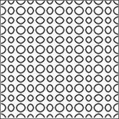 Stylish texture with figures from lines.
Abstract geometric black and white pattern for web page, textures, card, poster, fabric, textile. Monochrome graphic repeating design.