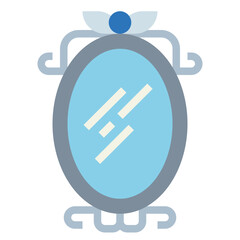 mirror flat icon style