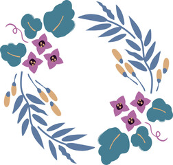 大切な言葉を飾るお洒落でモダンな花フレーム