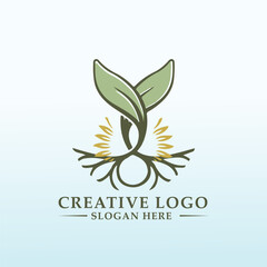 agriculture related business logo design sun