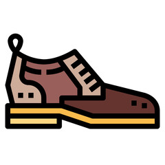 Shoes filled outline icon style