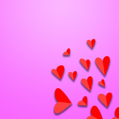 hearts background , pink heart background