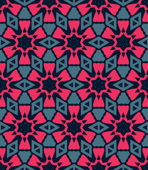 Abstract tileable geometric pattern. A seamless background, vintage texture.	