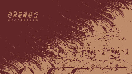 Abstract Orange Grunge Texture In Black Background, Good To Use For Banner