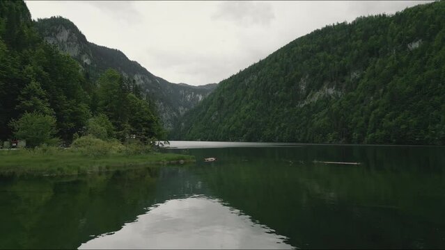 lake in the mountains, Bad Aussee, Austria