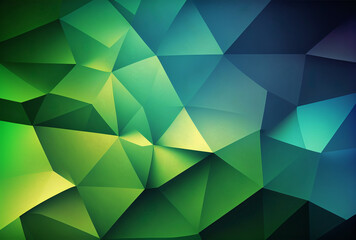 Obraz premium Colourful Abstract Polygonal Background Generative AI